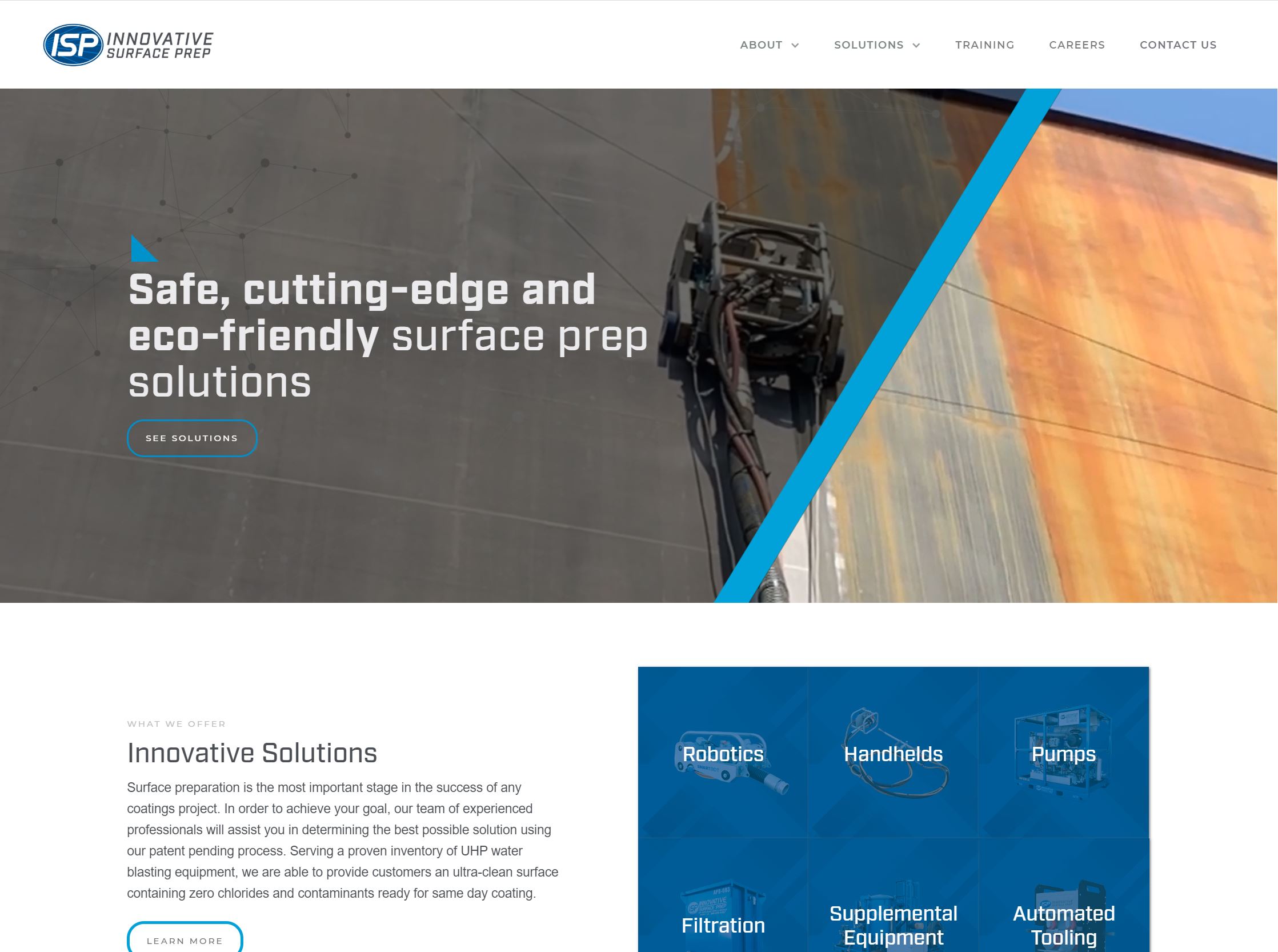 Innovative Surface Prep Smart Blasting & Robotics